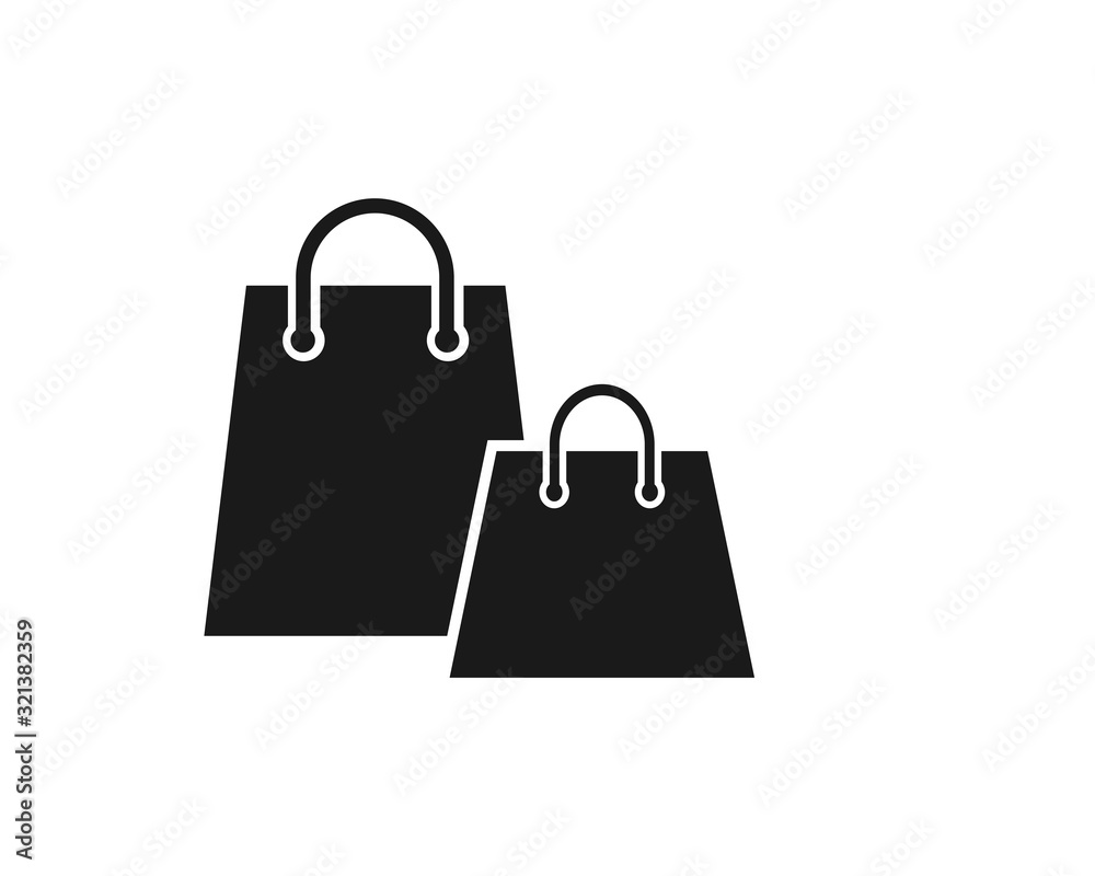 Bag Shop Icon Design Vector