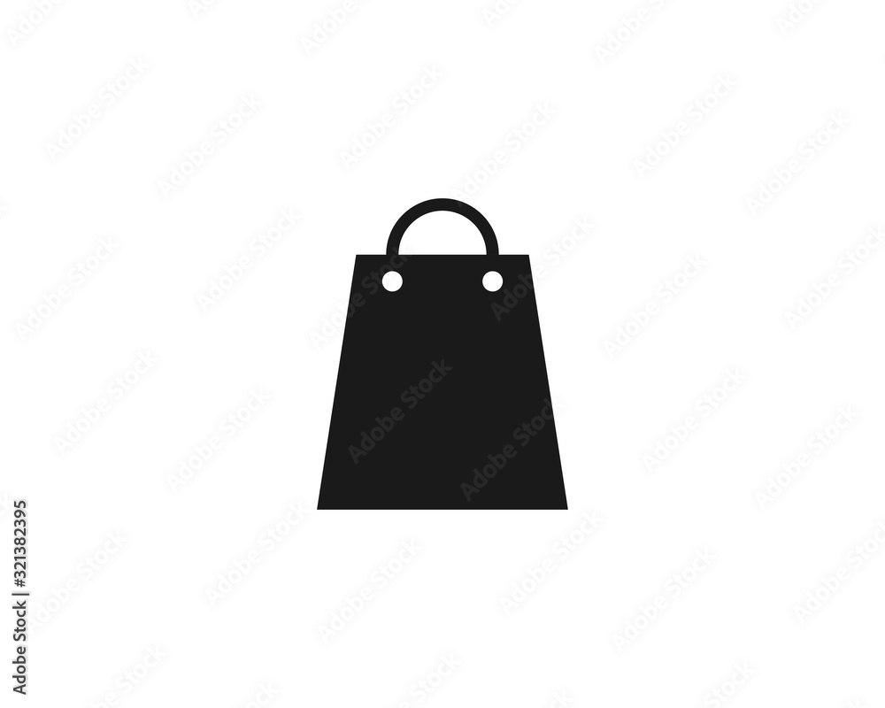 Bag Shop Icon Design Vector Bag Shop Icon Design Vector