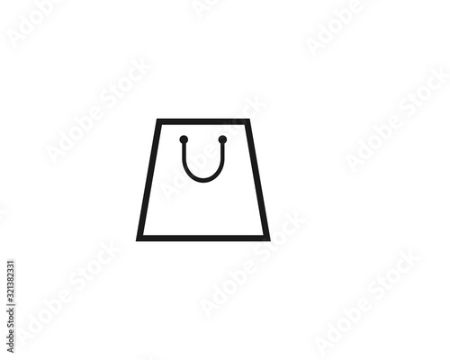 Bag Shop Icon Design Vector