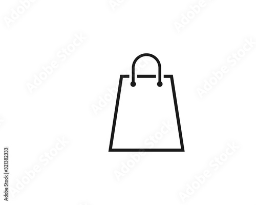 Bag Shop Icon Design Vector