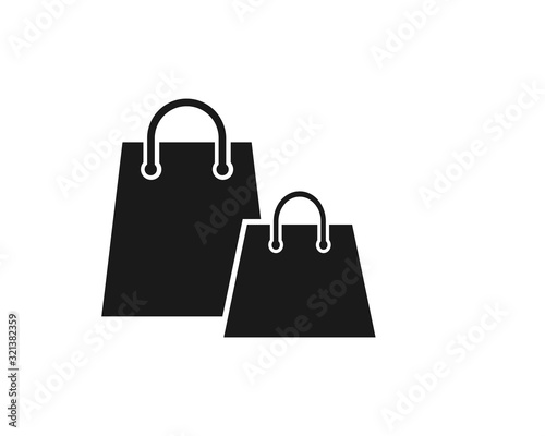 Bag Shop Icon Design Vector