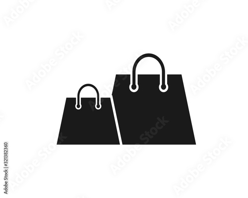 Bag Shop Icon Design Vector