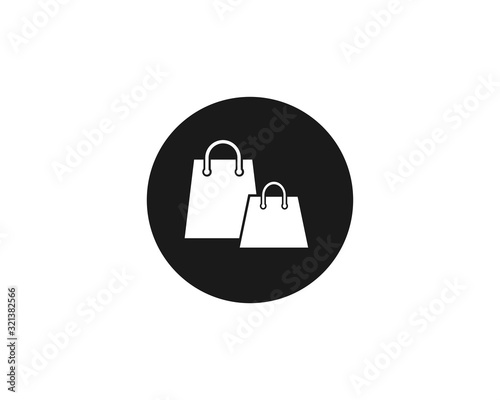 Bag Shop Icon Design Vector
