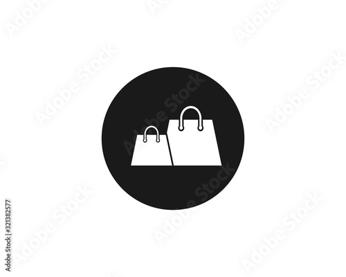 Bag Shop Icon Design Vector