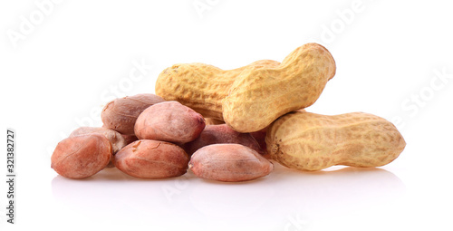 penuts isolated on white background