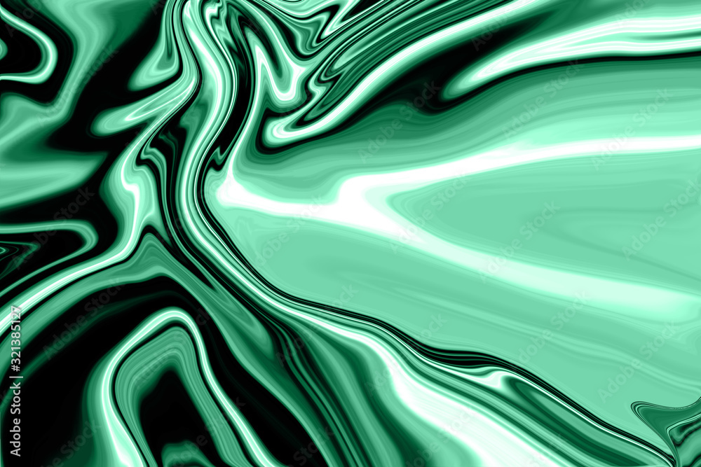 Obraz premium Abstract Natural Luxury marble texture. Wonderful background in Holographic Foil. Digital art. Marbleized effect.