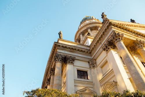 French Cathedral (Franzosischer Dom) at Gendarmenmarkt square in Berlin, Germany photo