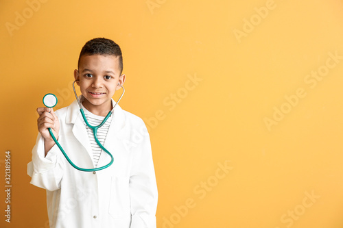 Cute little African-America...