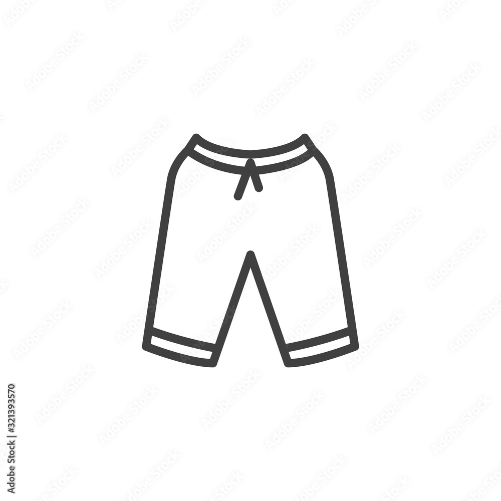 Baby boy pants line icon. linear style sign for mobile concept and web design. Baby Clothing, kids pants outline vector icon. Symbol, logo illustration. Vector graphics Baby boy pants line icon. linear style sign for mobile concept and web design. Baby Clothing, kids pants outline vector icon. Symbol, logo illustration. Vector graphics