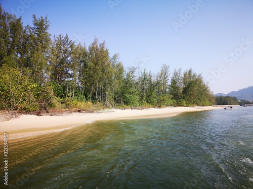 Nopparat Thara Pier, Krabi, Longtails in Thailand photo