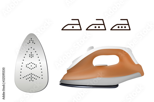 Electric iron.