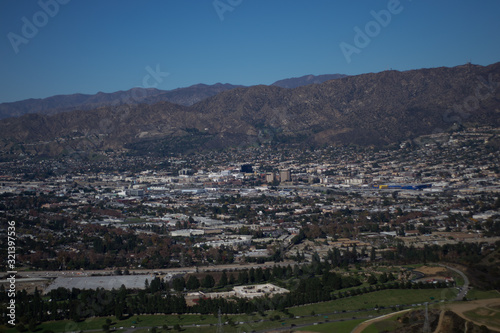 view of California city on top Montana 