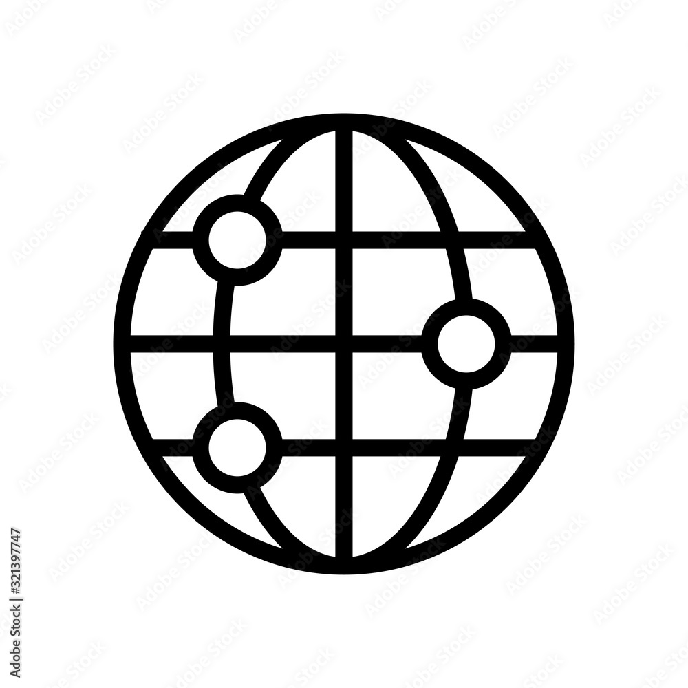 globe icon design vector logo template EPS 10 globe icon design vector logo template EPS 10