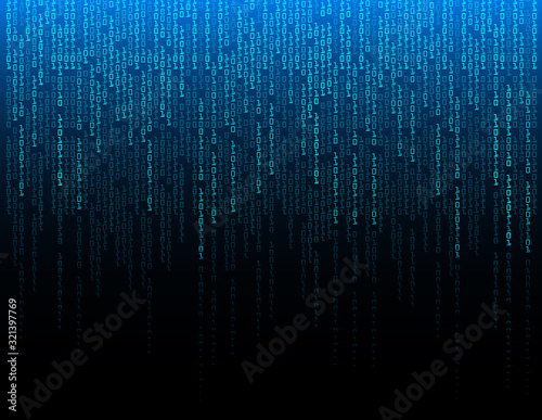 Blue cyber circuit future technology concept background