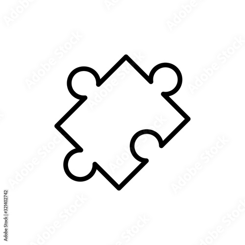 Simple solution line icon.