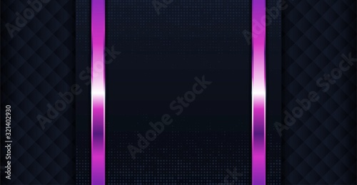 dark background overlap layers with purple line