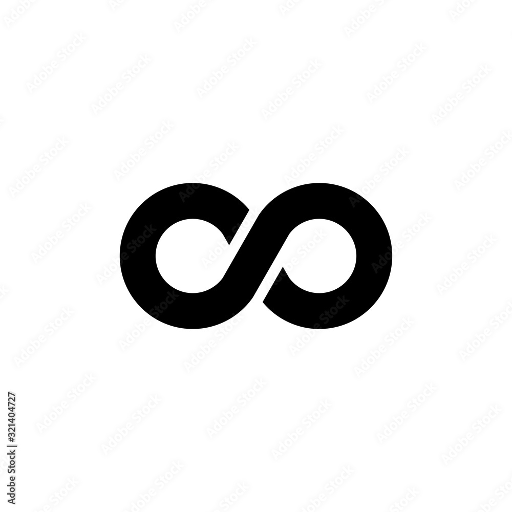 infinite icon design vector logo template EPS 10 infinite icon design vector logo template EPS 10