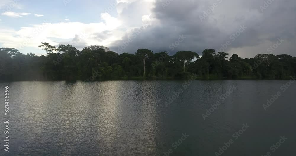 The River Surrounded by Extensive Vegetation in Riberalta, Beni / Bolivia The River Surrounded by Extensive Vegetation in Riberalta, Beni / Bolivia