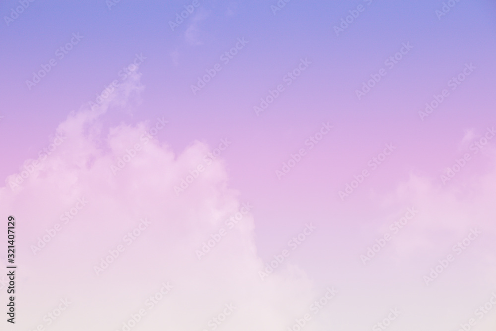 Beautiful sky and clouds in soft pastel color.Soft cloud in the sky background colorful pastel tone. Beautiful sky and clouds in soft pastel color.Soft cloud in the sky background colorful pastel tone.