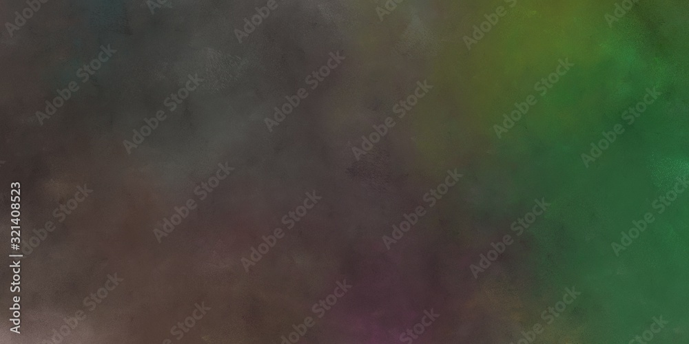 abstract painted artistic decorative horizontal background header with dark slate gray, dark olive green and old lavender color
