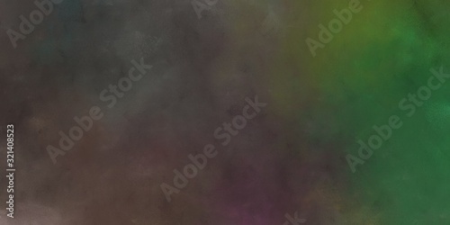 abstract painted artistic decorative horizontal background header with dark slate gray, dark olive green and old lavender color
