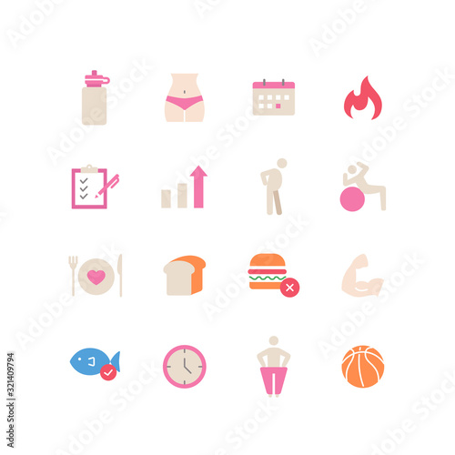 DIET ICON SET
