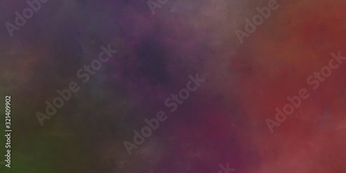 abstract painted artistic decorative horizontal banner with old mauve, dark moderate pink and dim gray color © Eigens