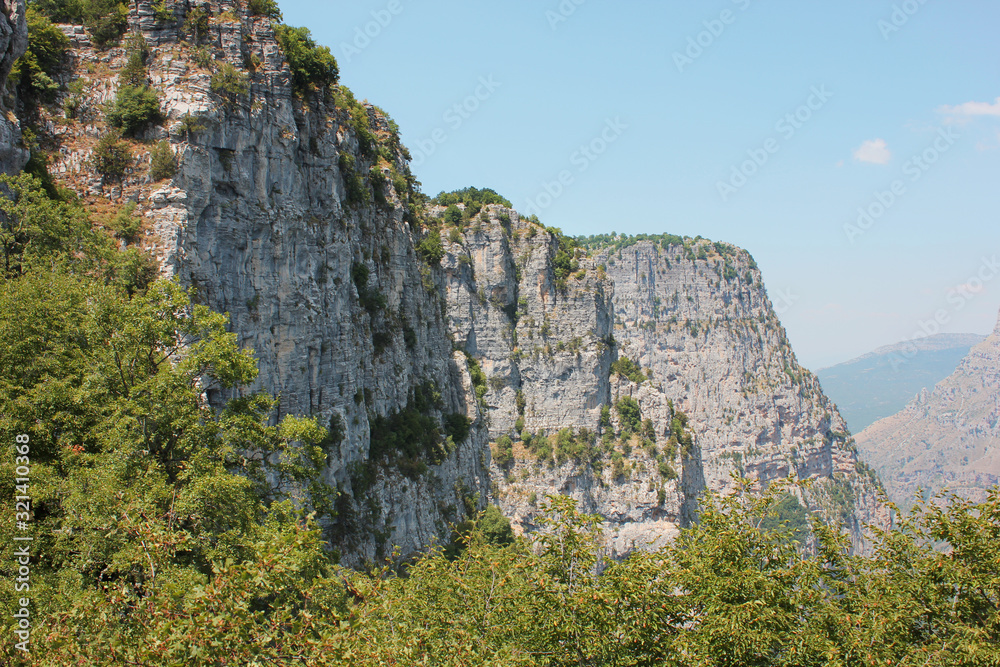 Vikos Gorge View from Oxia Epirus Greece Vikos Gorge View from Oxia Epirus Greece