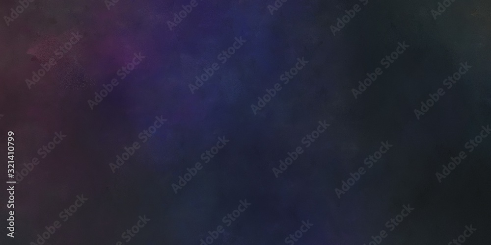 abstract painted artistic decorative horizontal design with very dark blue, very dark violet and old mauve color
