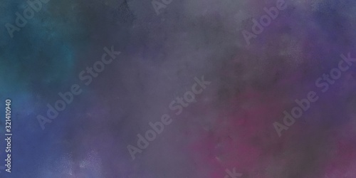 abstract painted artistic aged horizontal background with dark slate gray, old lavender and light slate gray color