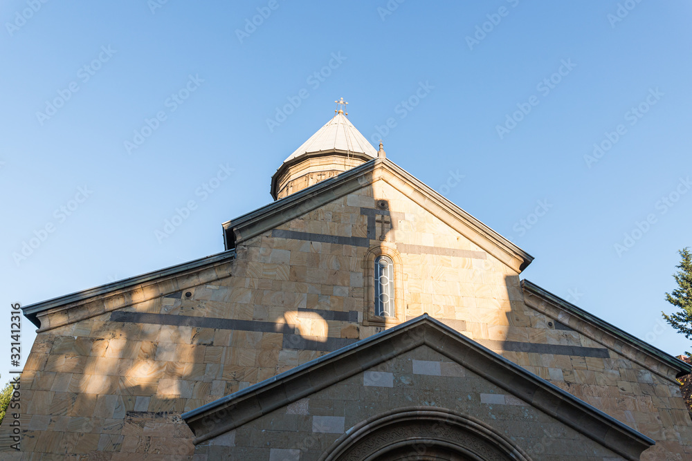 The Sioni Cathedral in the tourist part of the Tbilisi city in Georgia The Sioni Cathedral in the tourist part of the Tbilisi city in Georgia