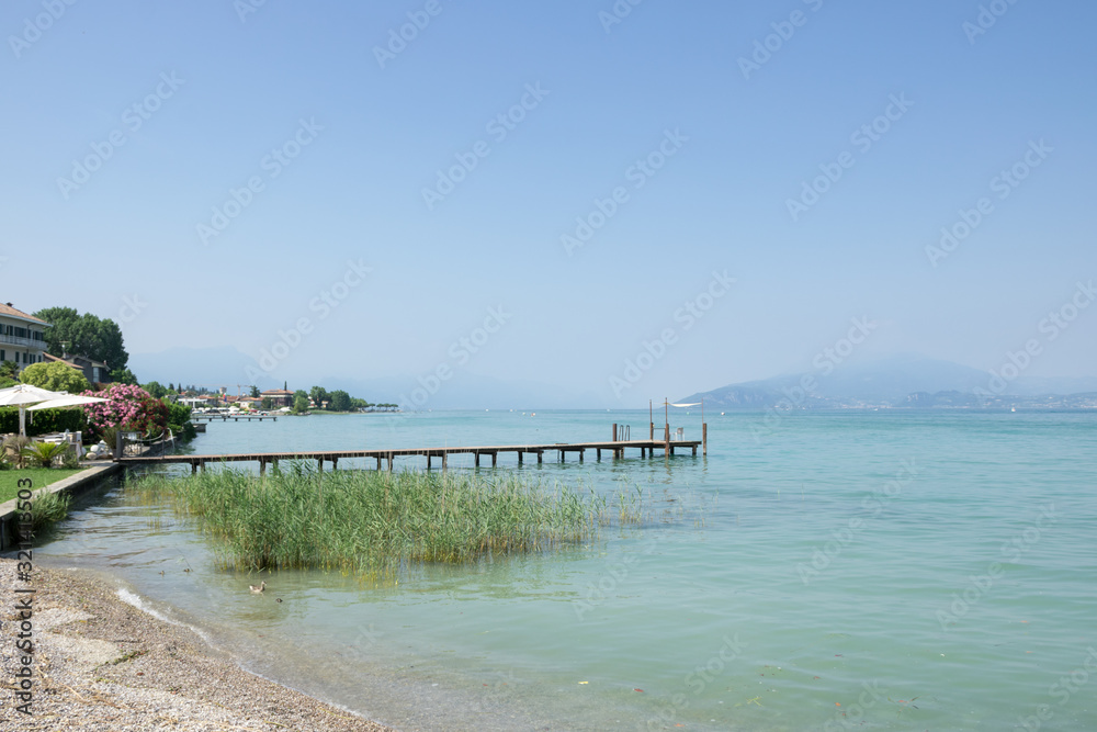 Lago di Garda. Lake in the north of Italy