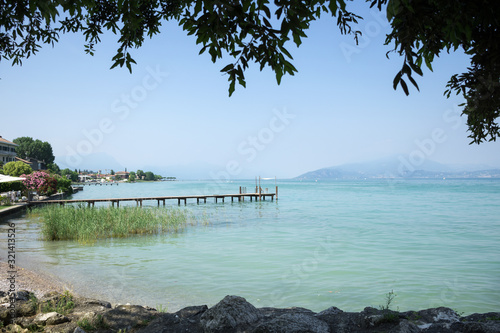 Lago di Garda. Lake in the north of Italy