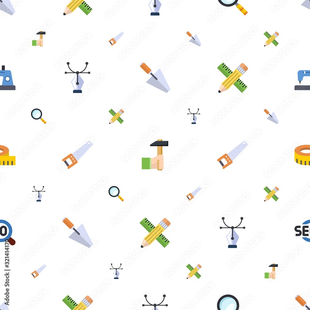 instrument icons pattern seamless