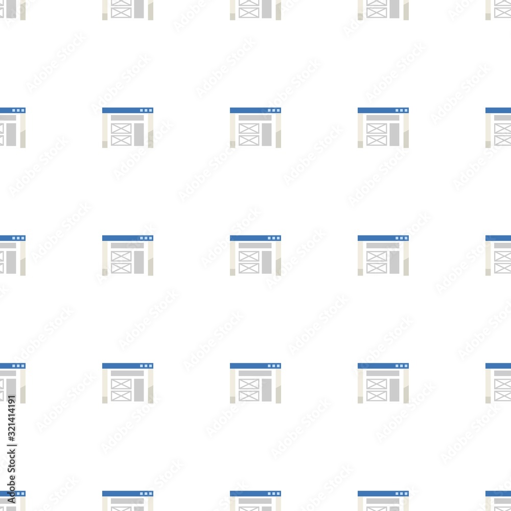 wireframe icon pattern seamless isolated on white background