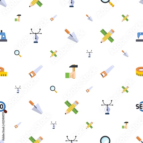 instrument icons pattern seamless