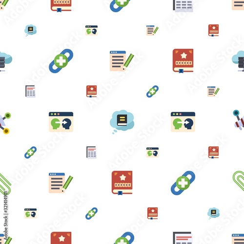 page icons pattern seamless