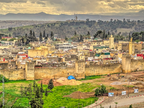 Fez Cityscape, Morocco
