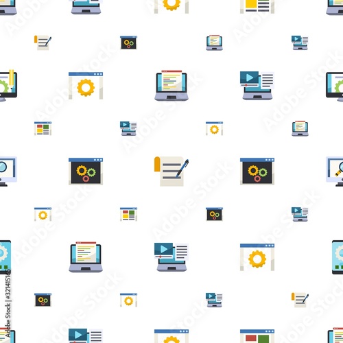 application icons pattern seamless
