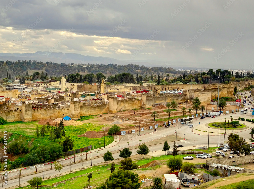 Fez Cityscape, Morocco