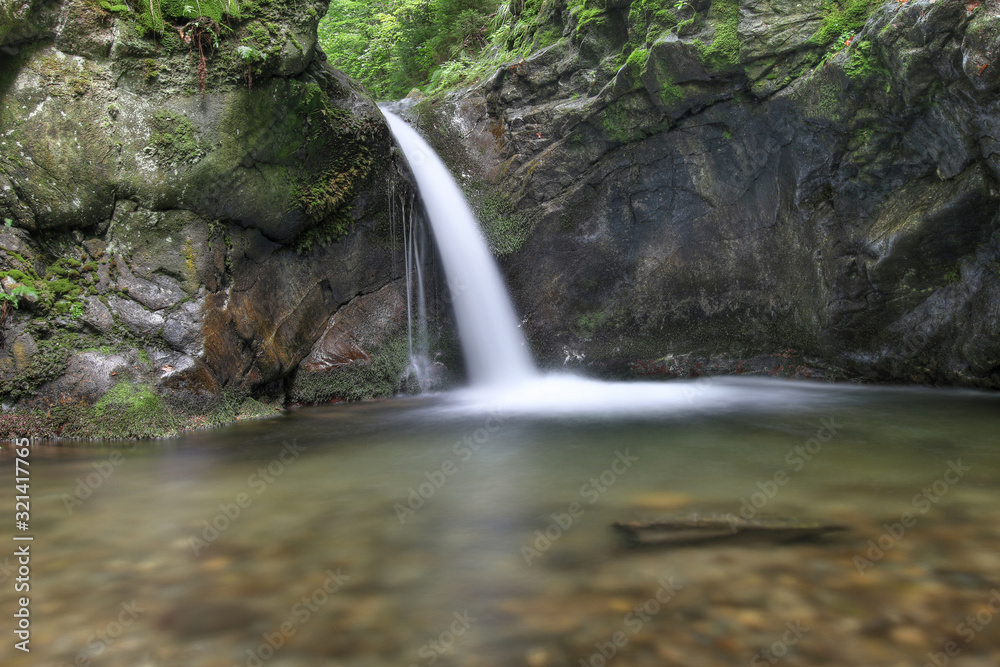 Waterfall on the Silver Brook, Czech Republic