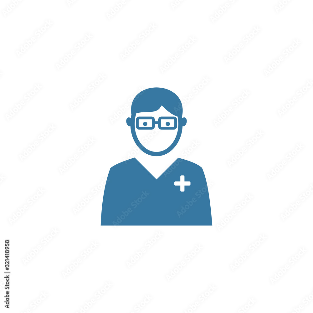 Doctor logo template design vector icon illustration Doctor logo template design vector icon illustration