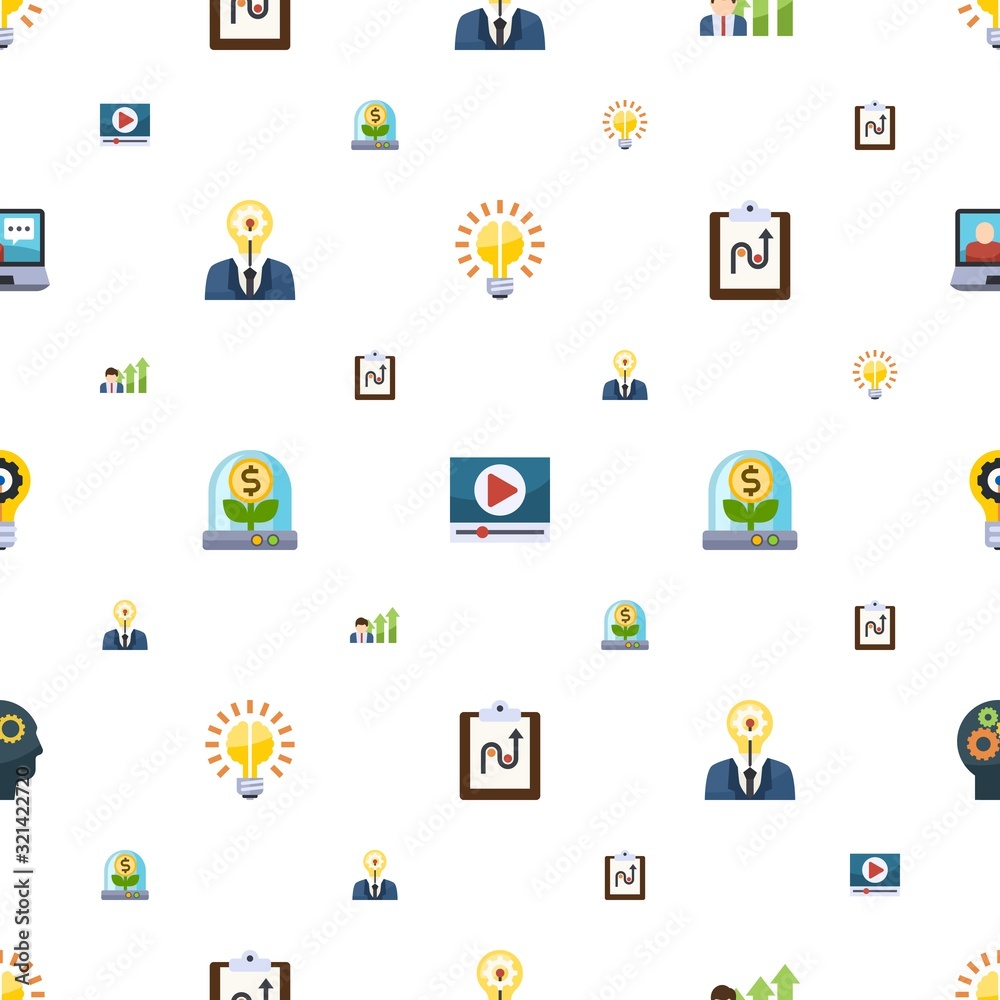 solution icons pattern seamless solution icons pattern seamless