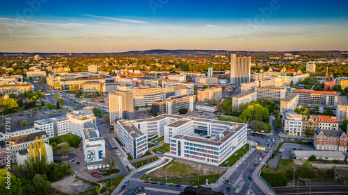 Bild auf Leinwand Chemnitzer Innenstadt