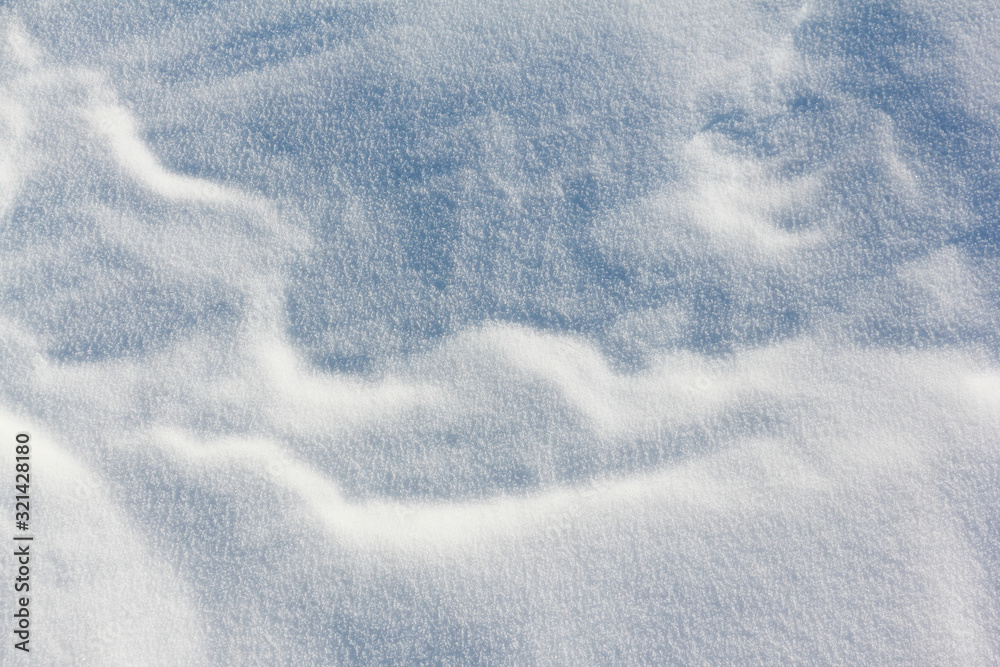 Natural snow background on a river surface in the winter Natural snow background on a river surface in the winter