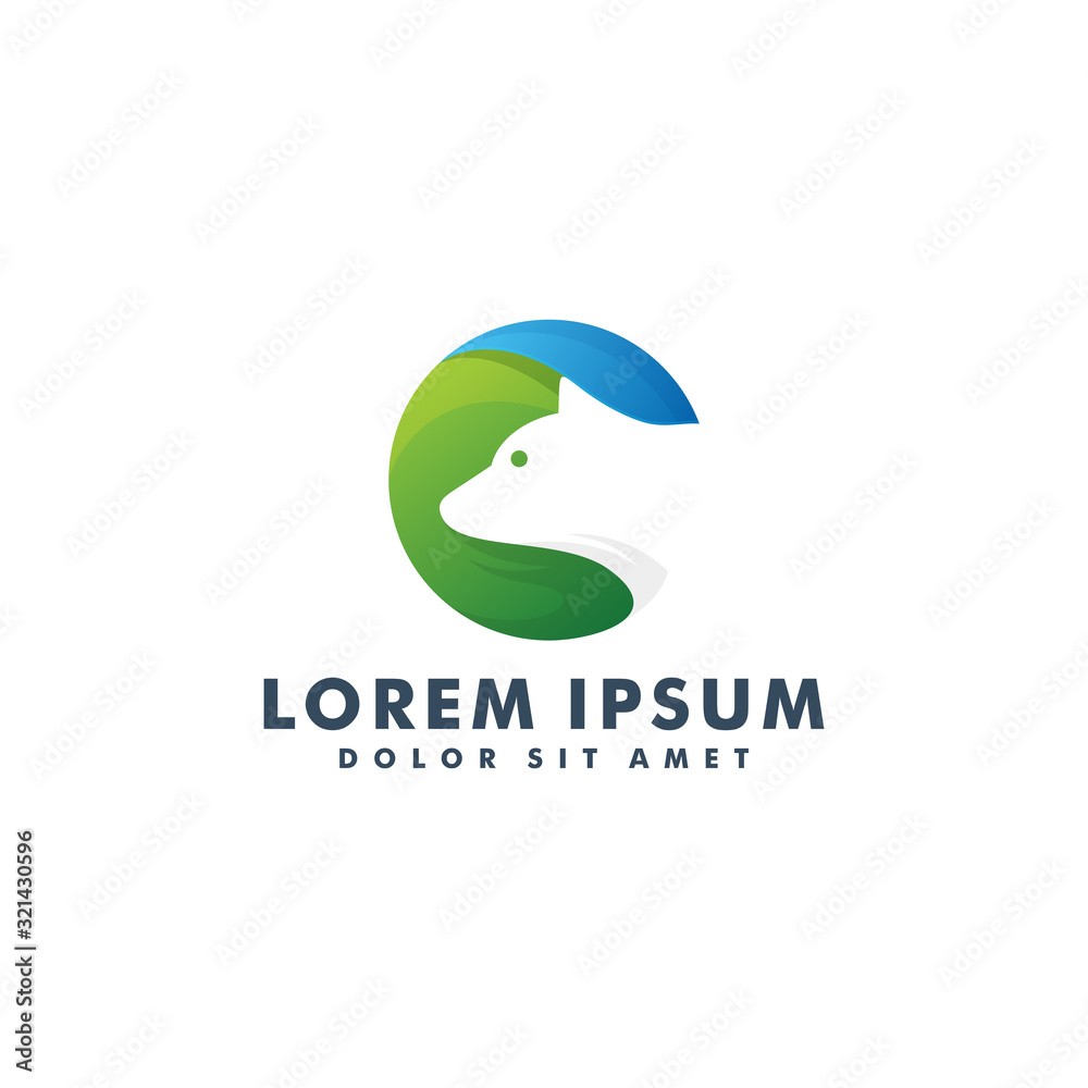 Obraz premium bear logo design vector illustration