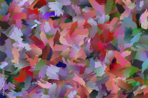Modern textural oil painting with large strokes for modern interiors. Hand ma...