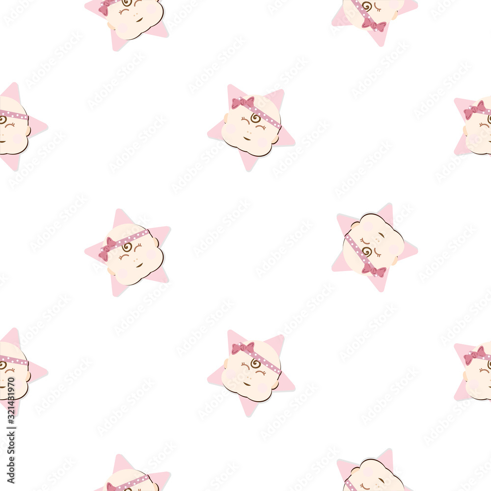 baby graphic pattern wallpaper object