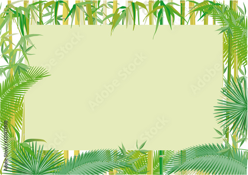 Exotische Pflanzen illustration