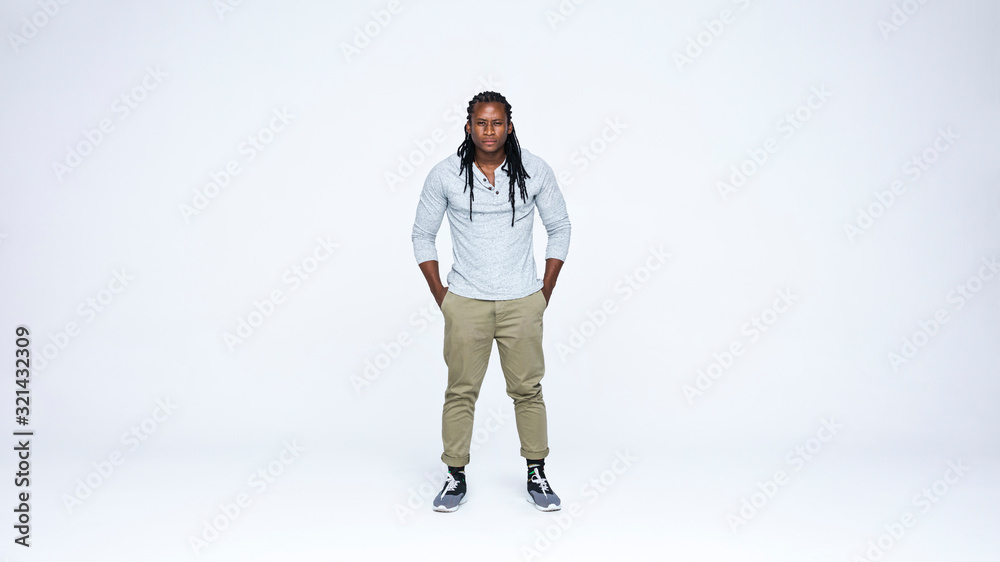 African man with dreadlocks African man with dreadlocks